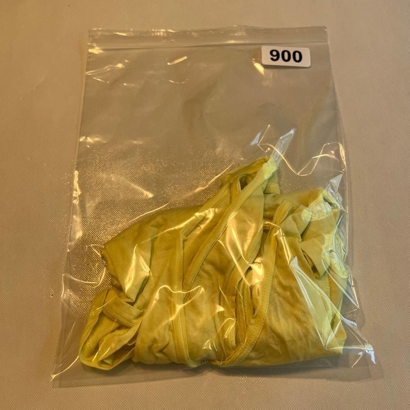 Abound Womens Yellow Tank Top Size Xtra Large Peplum‎ Waist Crop V Neck - Picture 9 of 9